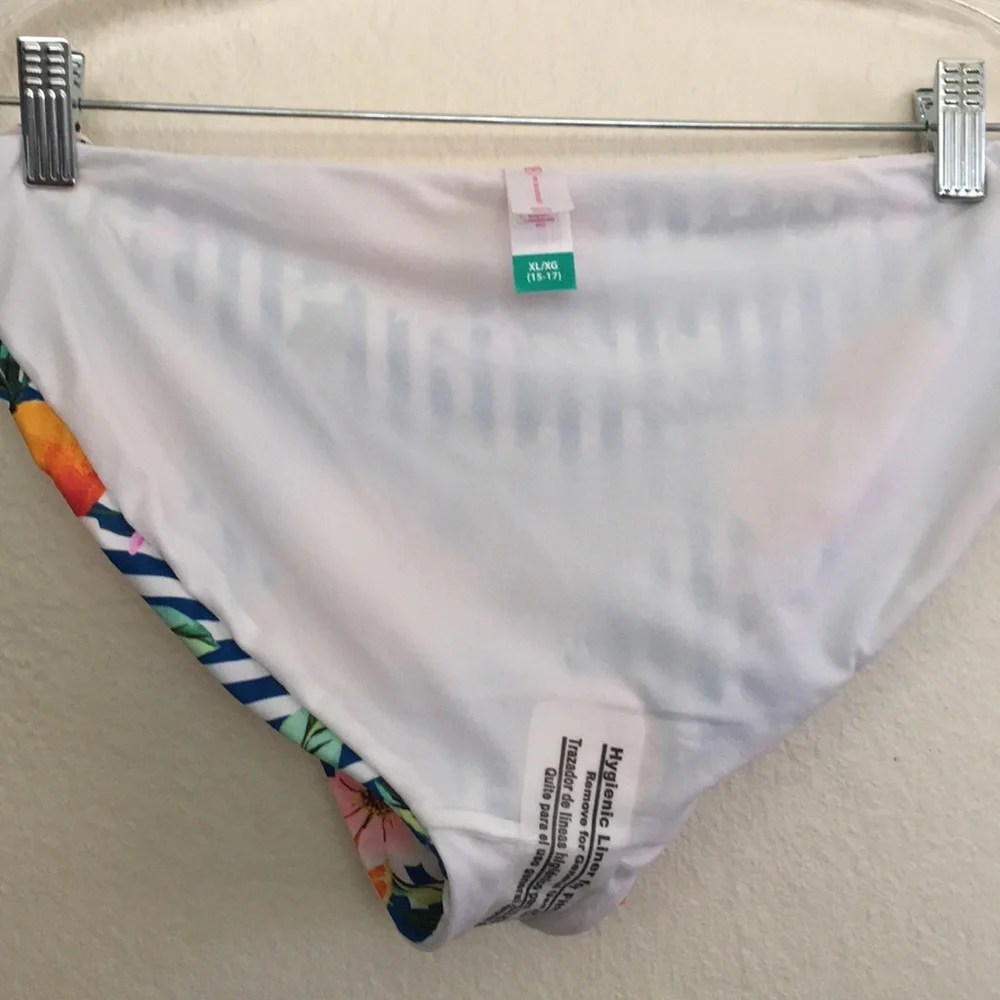 NOBO Stripe Orange Bikini Bottoms